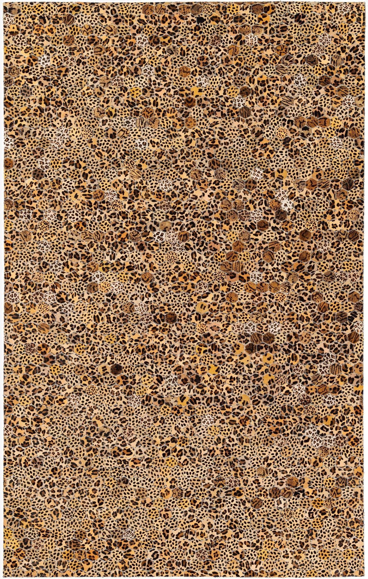 5' x 8' Cowhide Stocks Rug