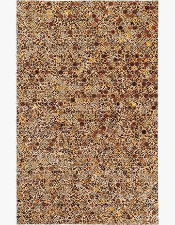 5' x 7' 11 Cowhide Stocks Rug