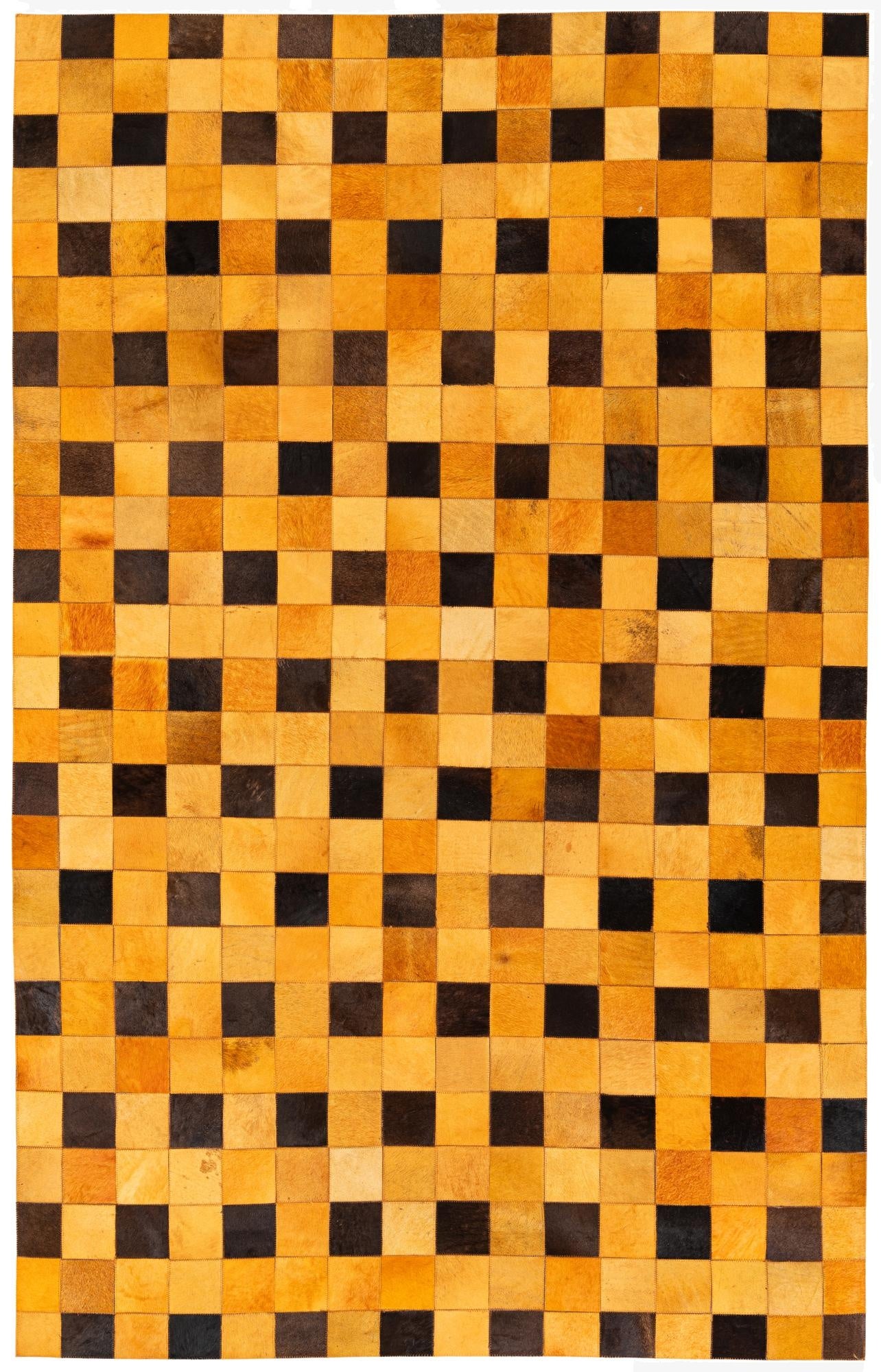 5' 1 x 8' Cowhide Stocks Rug