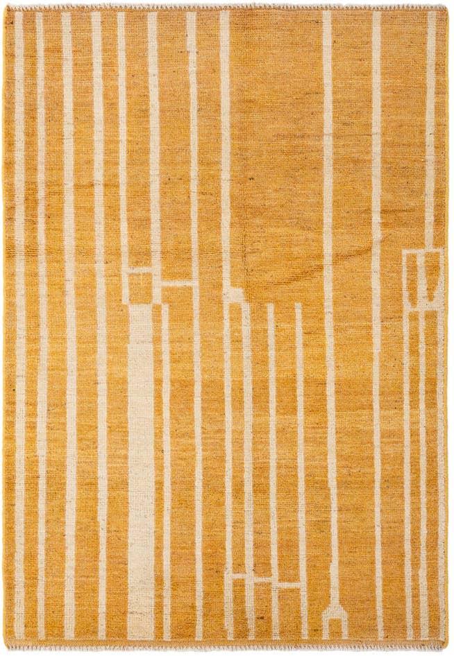 Detail image of 4' 3 x 6' Hand Knotted Darya Wool Rug
