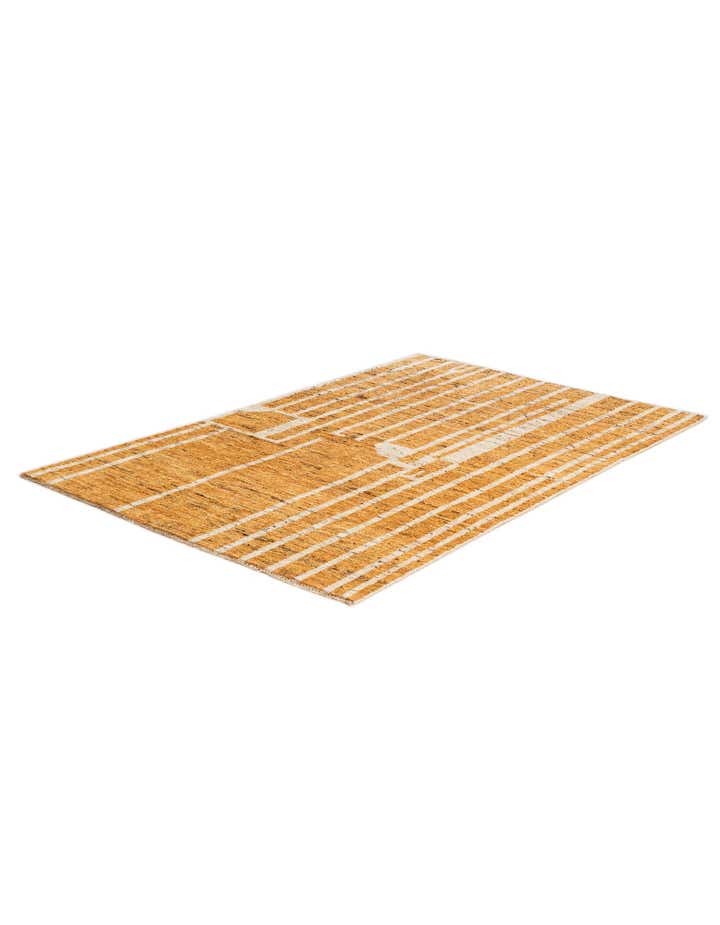 4' 11 x 7' 9 Hand Knotted Darya Wool Rug