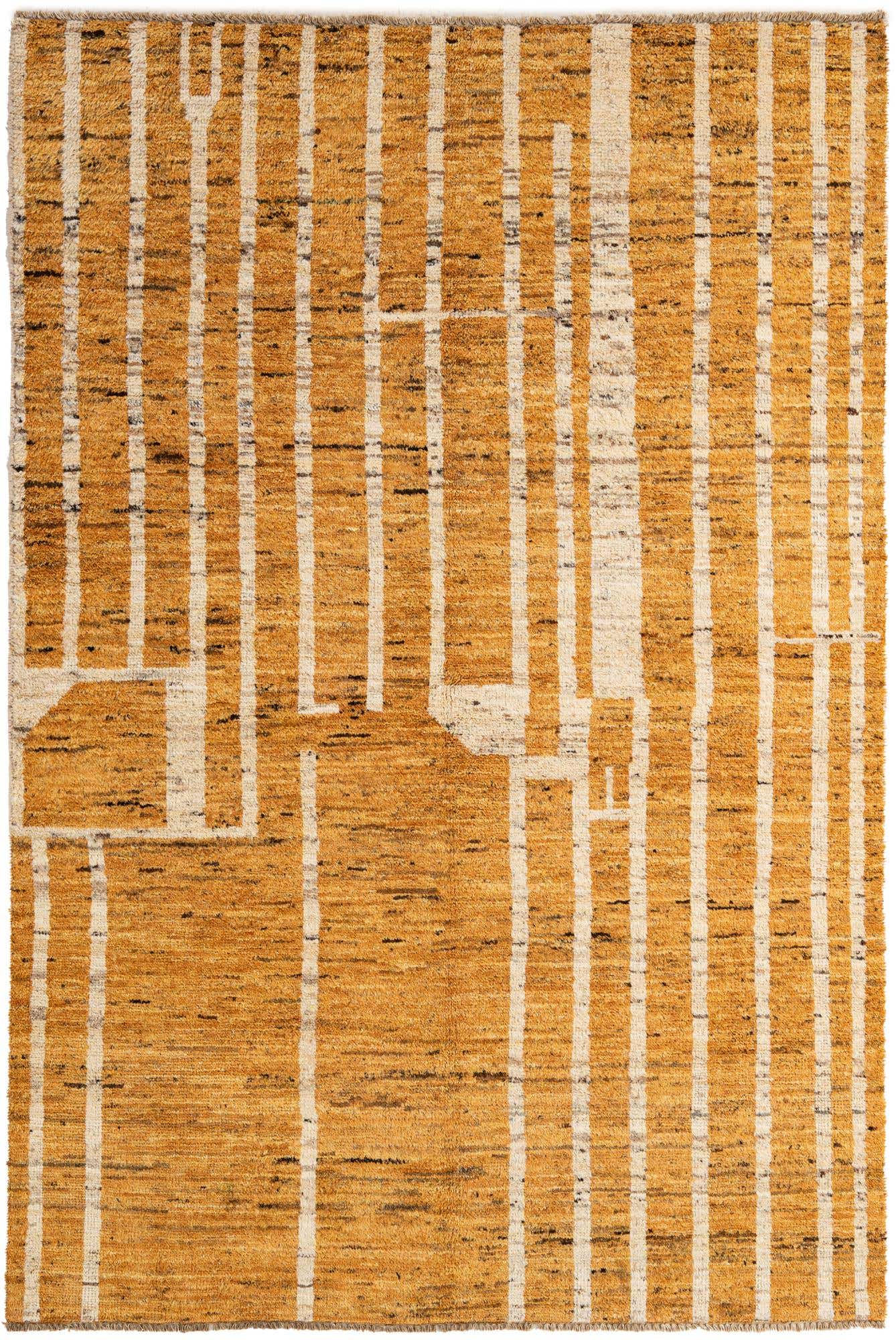 4' 11 x 7' 9 Hand Knotted Darya Wool Rug