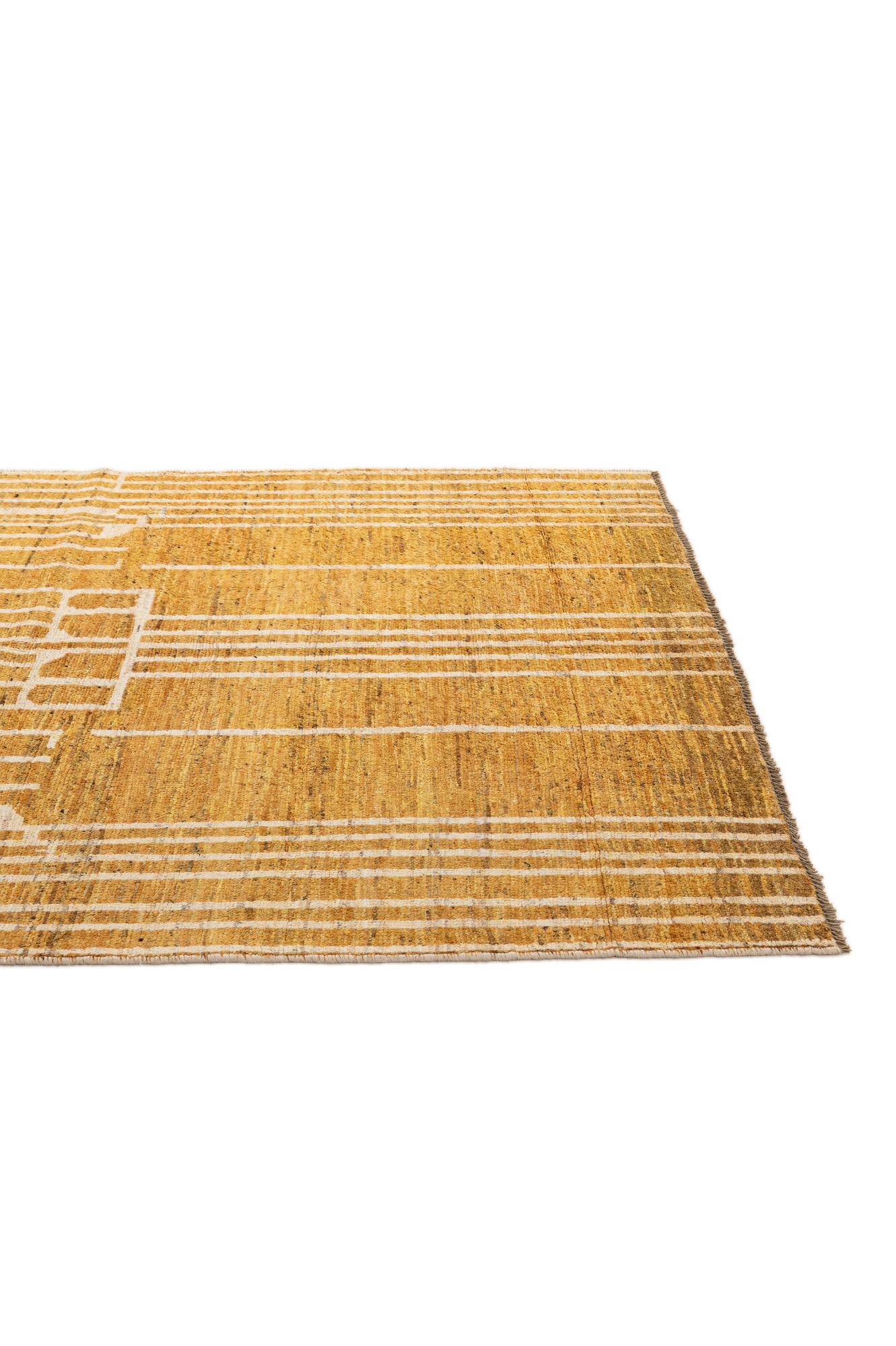 5' 9 x 8' Hand Knotted Darya Wool Rug