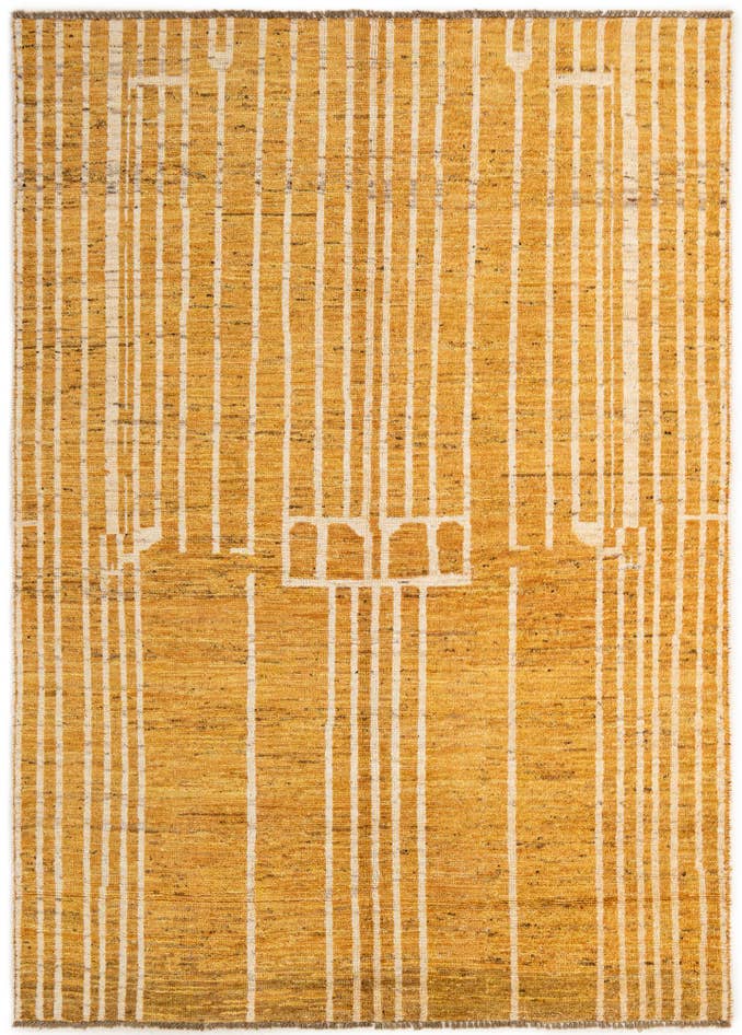 Detail image of 5' 9 x 8' Hand Knotted Darya Wool Rug