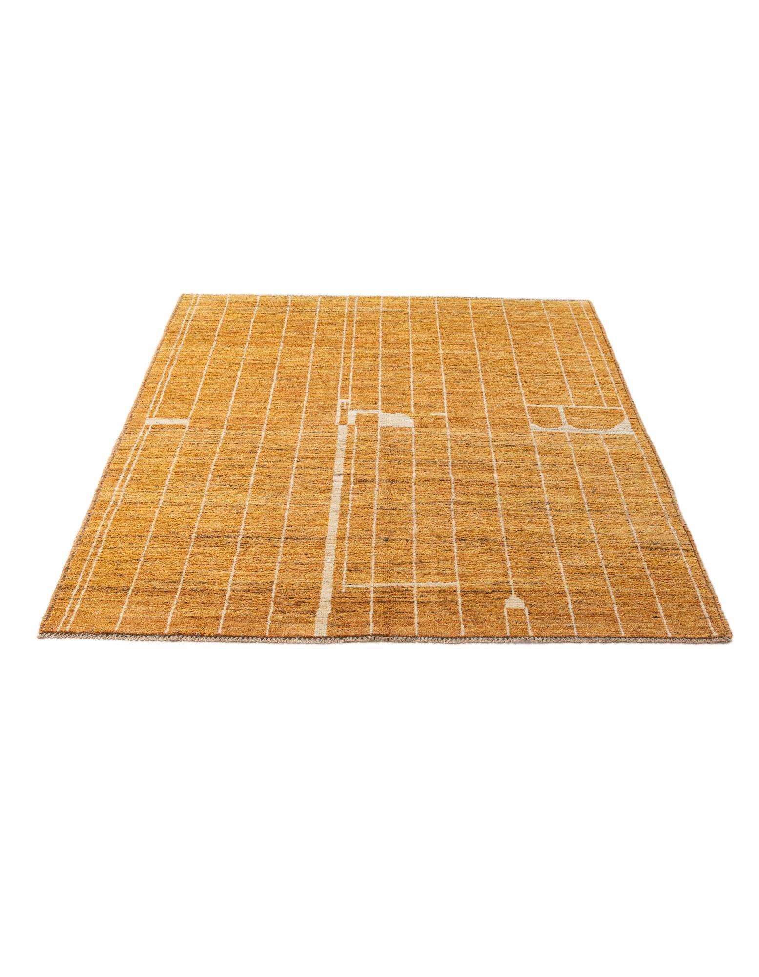 5' 9 x 7' 9 Hand Knotted Darya Wool Rug