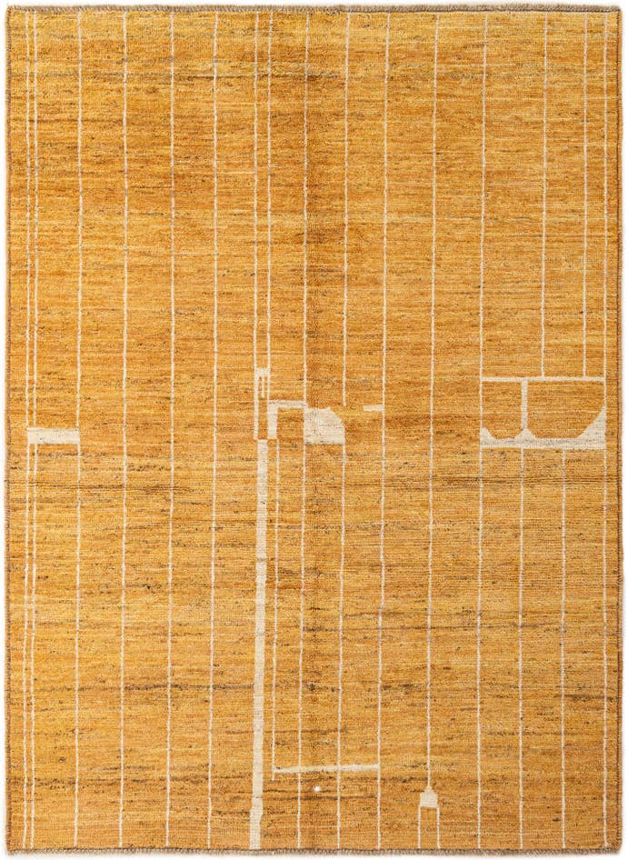 Detail image of 5' 9 x 7' 9 Hand Knotted Darya Wool Rug
