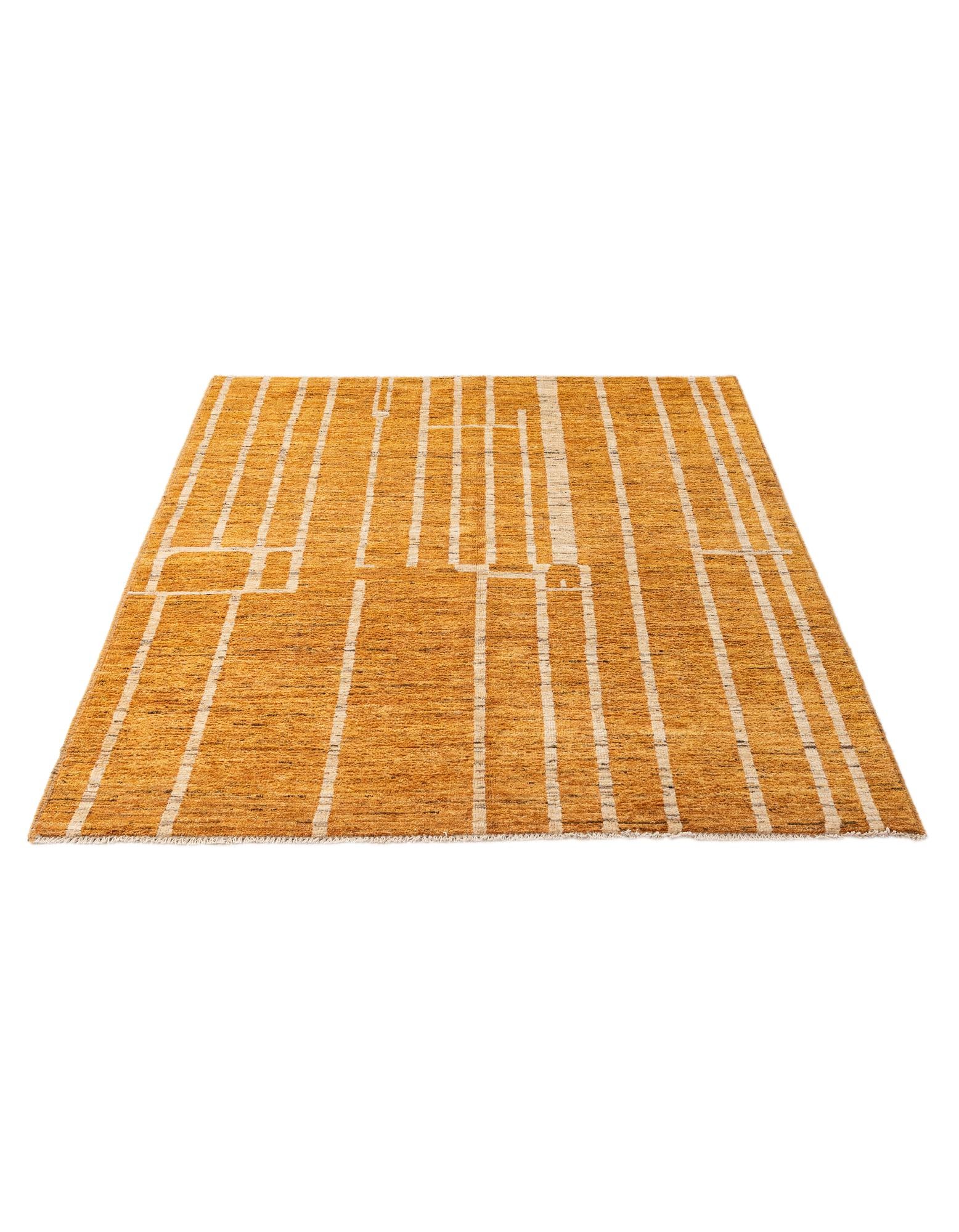 5' 7 x 7' 10 Hand Knotted Darya Wool Rug