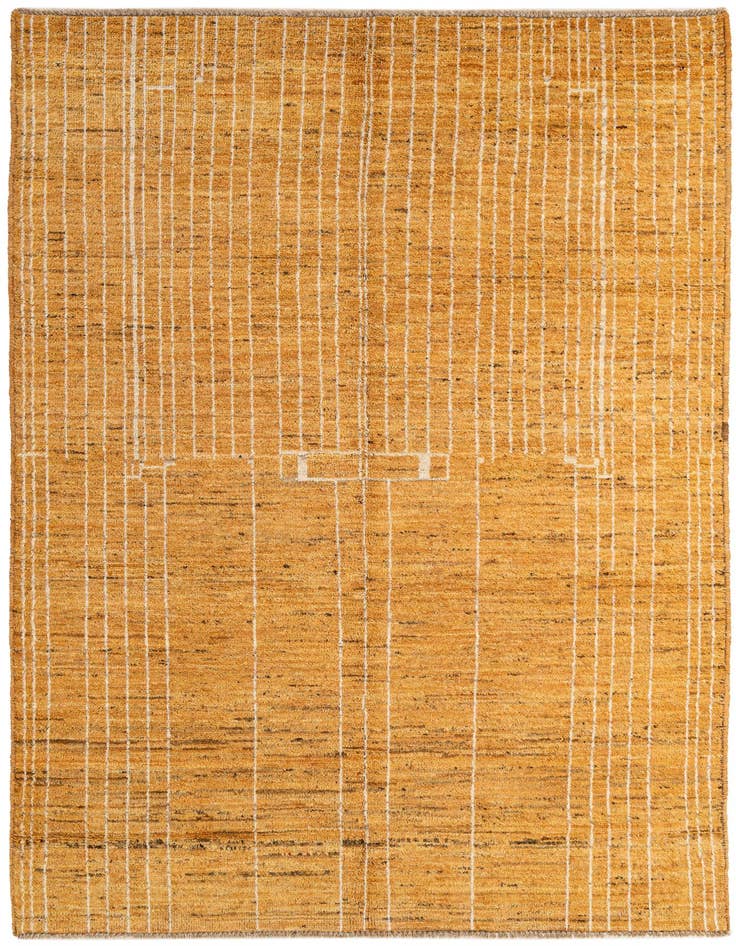 Detail image of 5' 7 x 8' 3 Hand Knotted Darya Wool Rug