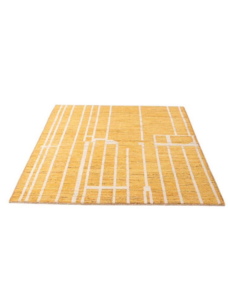 Detail image of 5' 11 x 7' 9 Hand Knotted Darya Wool Rug