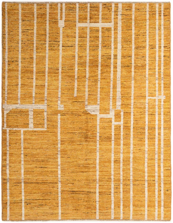 Detail image of 5' 11 x 7' 9 Hand Knotted Darya Wool Rug