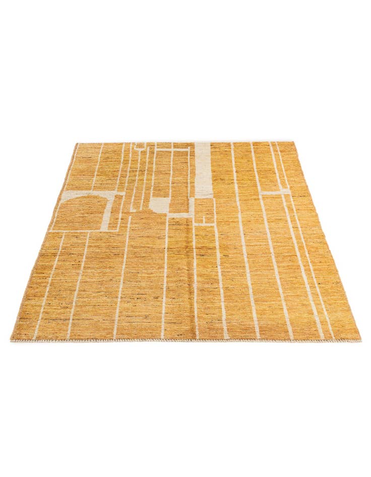 Detail image of 5' 11 x 7' 10 Hand Knotted Darya Wool Rug