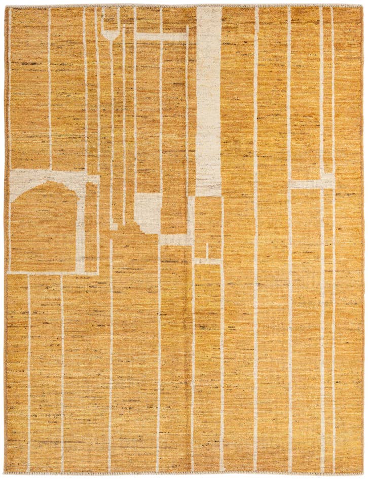 Detail image of 5' 11 x 7' 10 Hand Knotted Darya Wool Rug