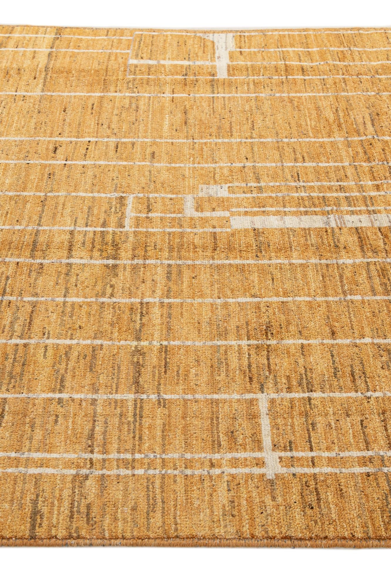 6' 6 x 9' 7 Hand Knotted Darya Wool Rug