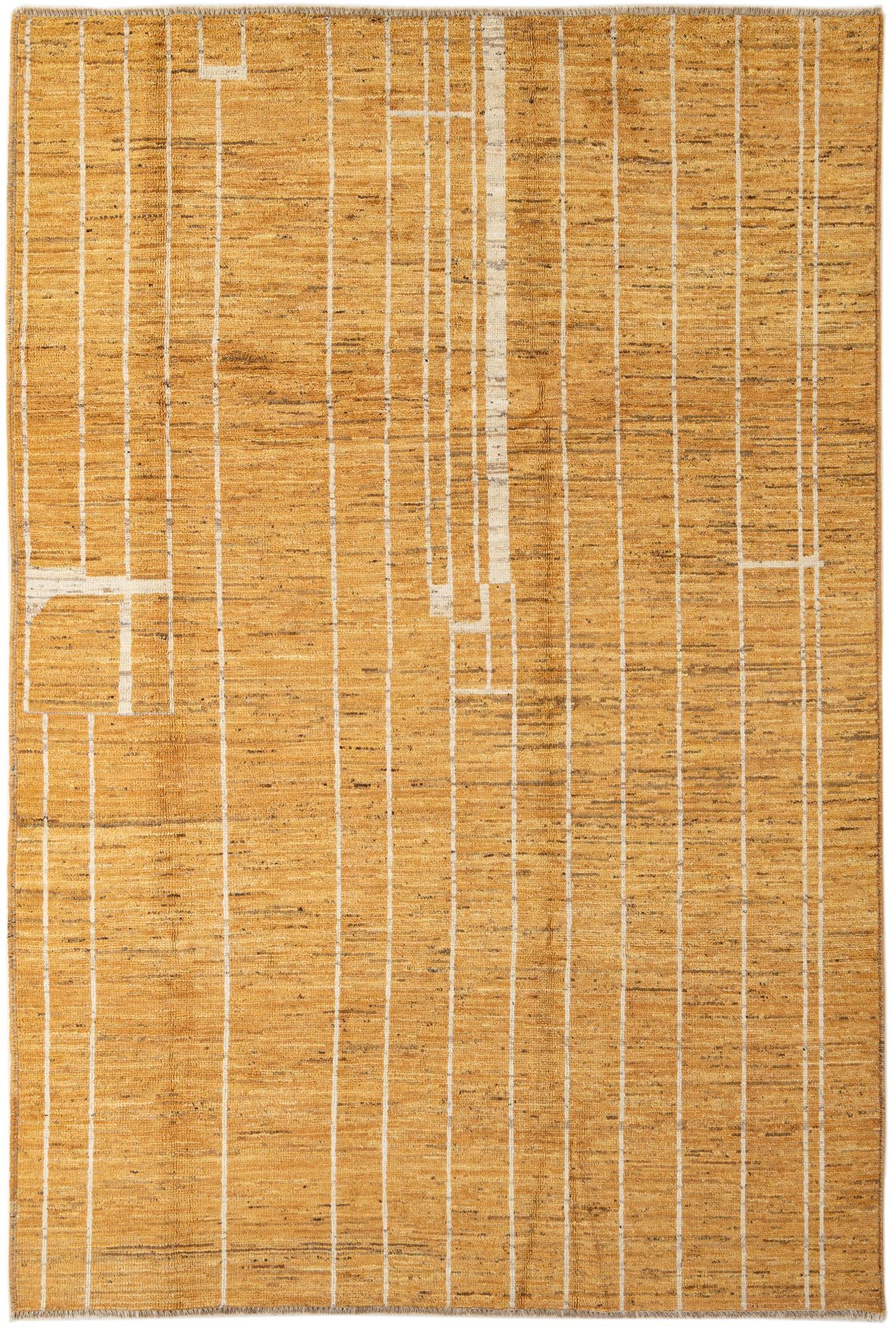 6' 6 x 9' 7 Hand Knotted Darya Wool Rug