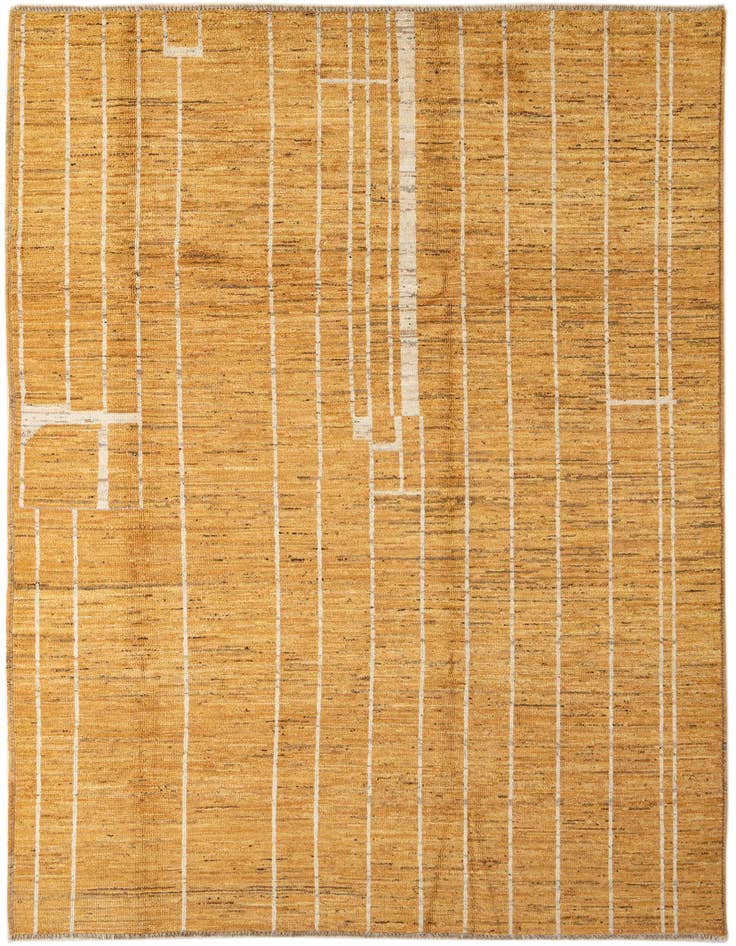 Detail image of 6' 6 x 9' 7 Hand Knotted Darya Wool Rug