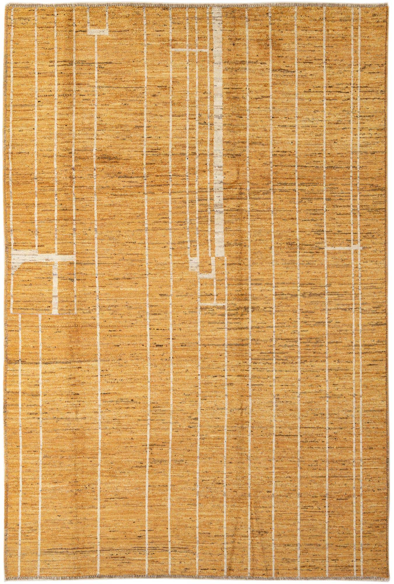 6' 6 x 9' 7 Hand Knotted Darya Wool Rug