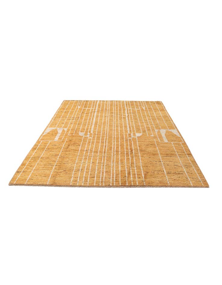 Detail image of 6' 8 x 9' 10 Hand Knotted Darya Wool Rug