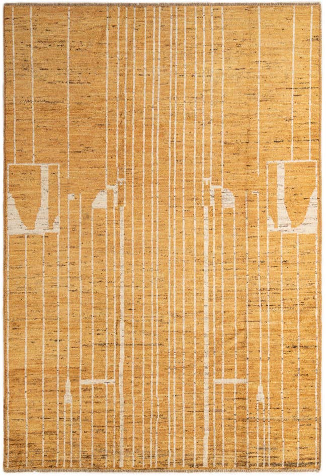 Detail image of 6' 8 x 9' 10 Hand Knotted Darya Wool Rug