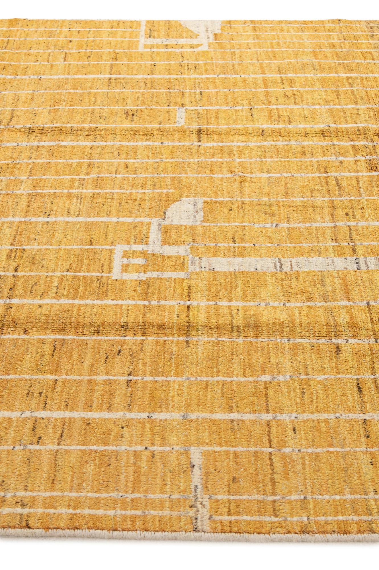 6' 8 x 9' 9 Hand Knotted Darya Wool Rug