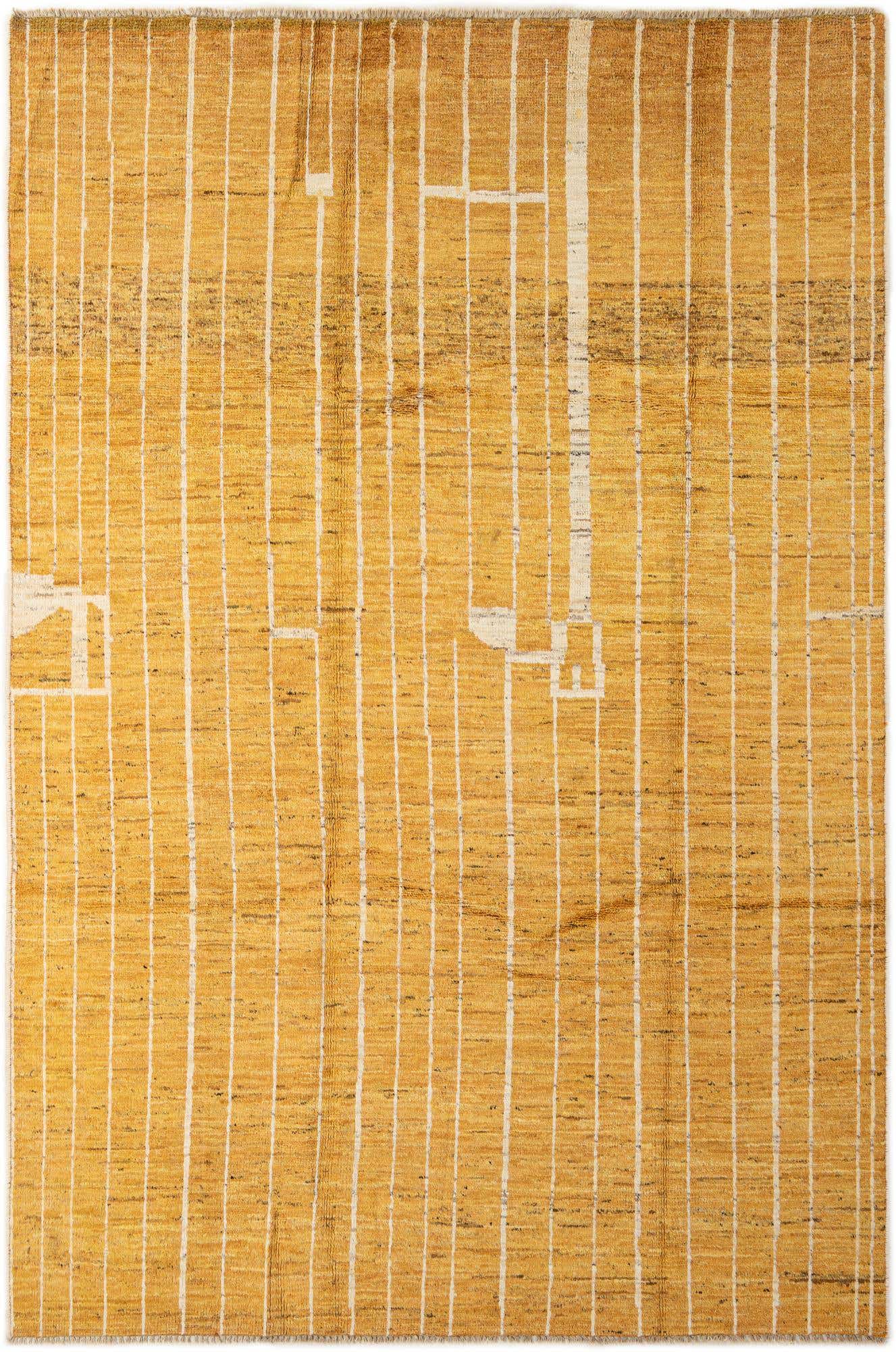 6' 8 x 9' 9 Hand Knotted Darya Wool Rug