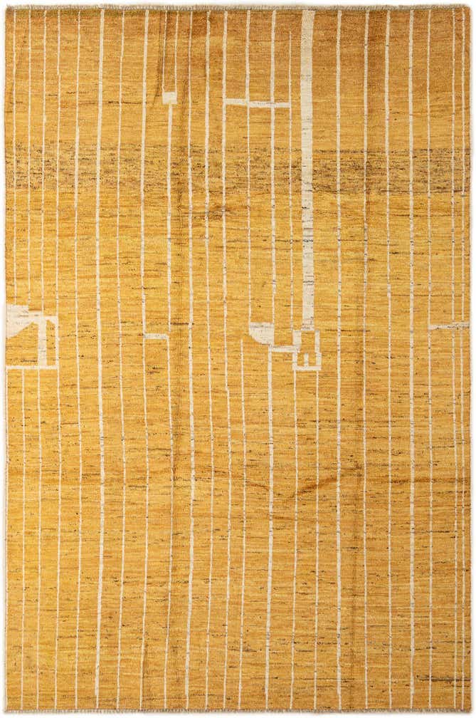 6' 8 x 9' 9 Hand Knotted Darya Wool Rug
