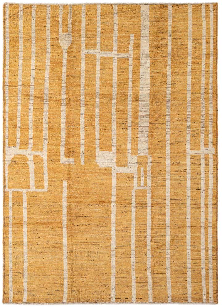 6' 9 x 9' 7 Hand Knotted Darya Wool Rug