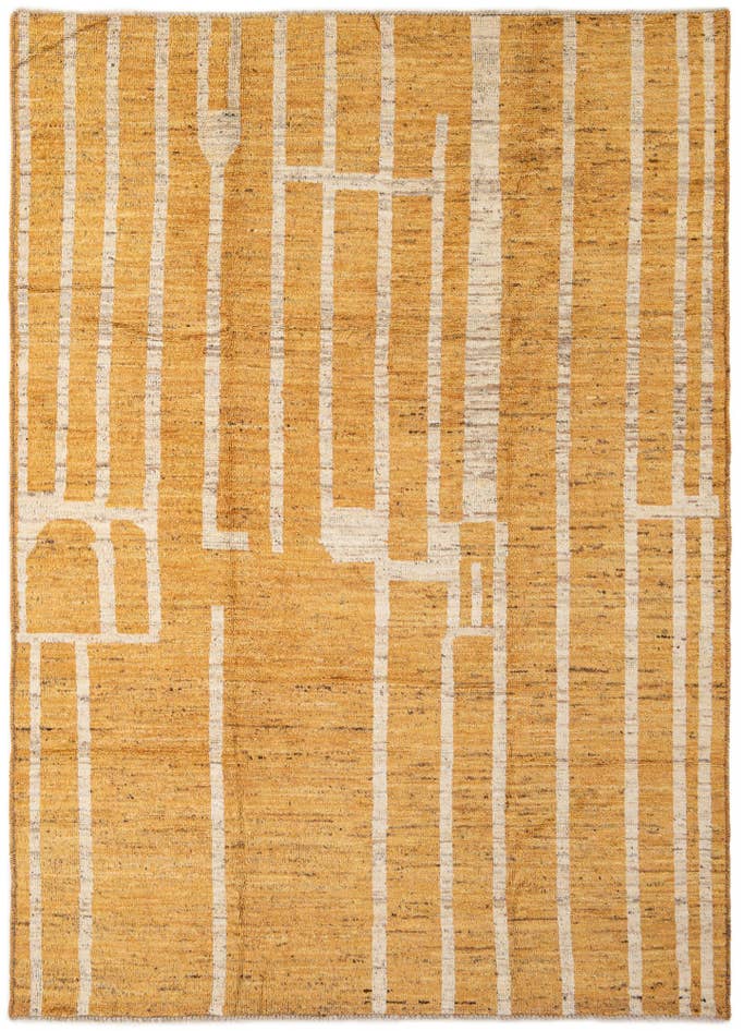 Detail image of 6' 9 x 9' 7 Hand Knotted Darya Wool Rug