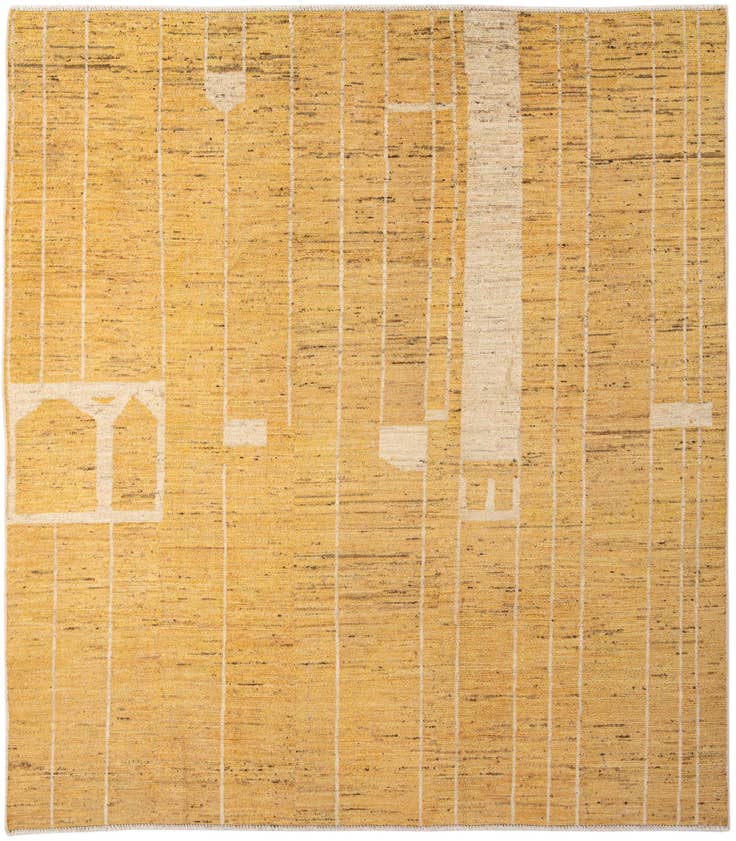 Detail image of 8' 4 x 9' 5 Hand Knotted Darya Wool Rug