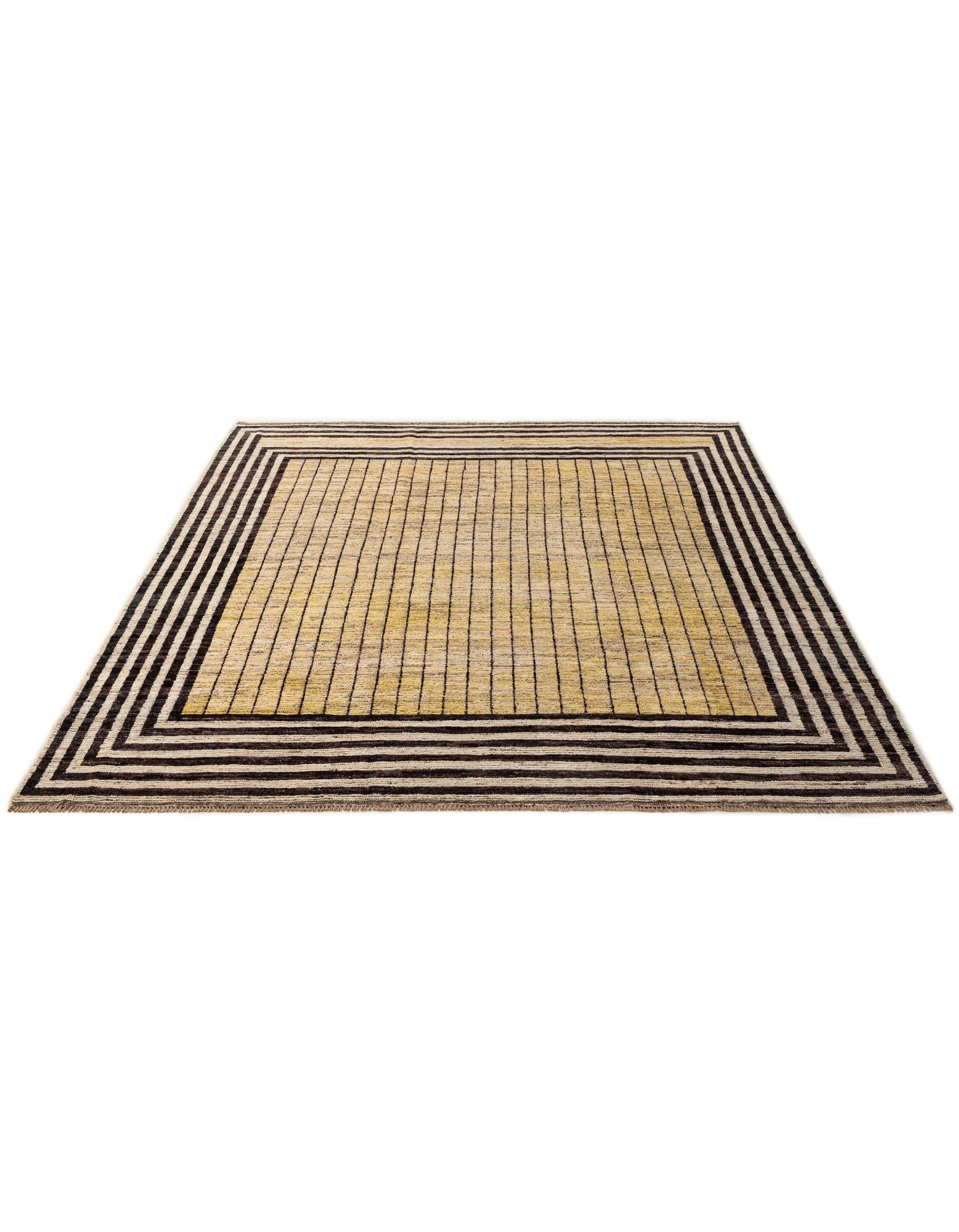 8' x 9' 10 Hand Knotted Darya Wool Rug