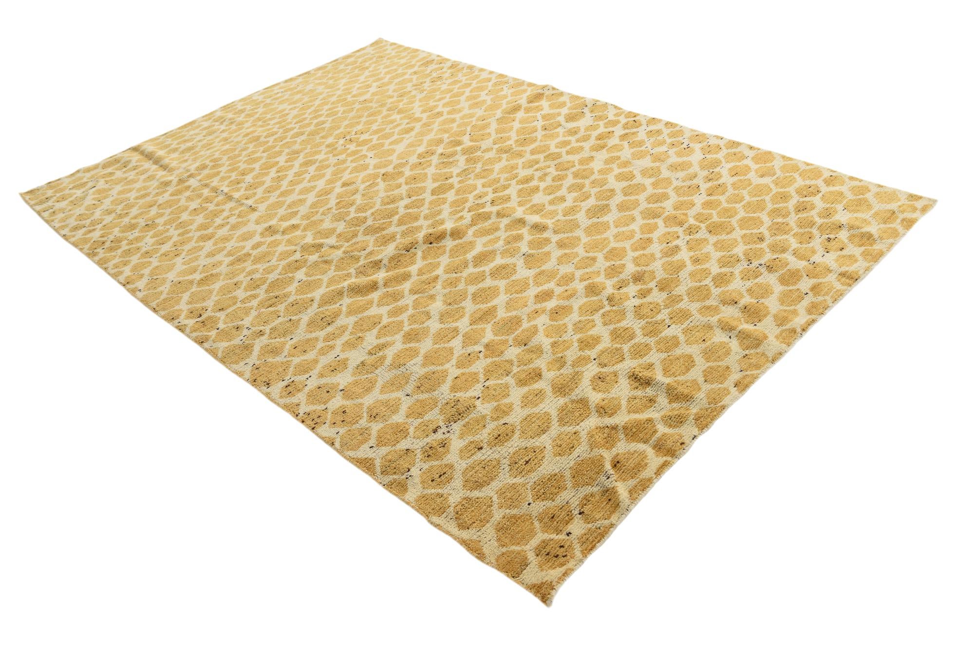 6' x 8' 8 Hand Knotted Darya Wool Rug