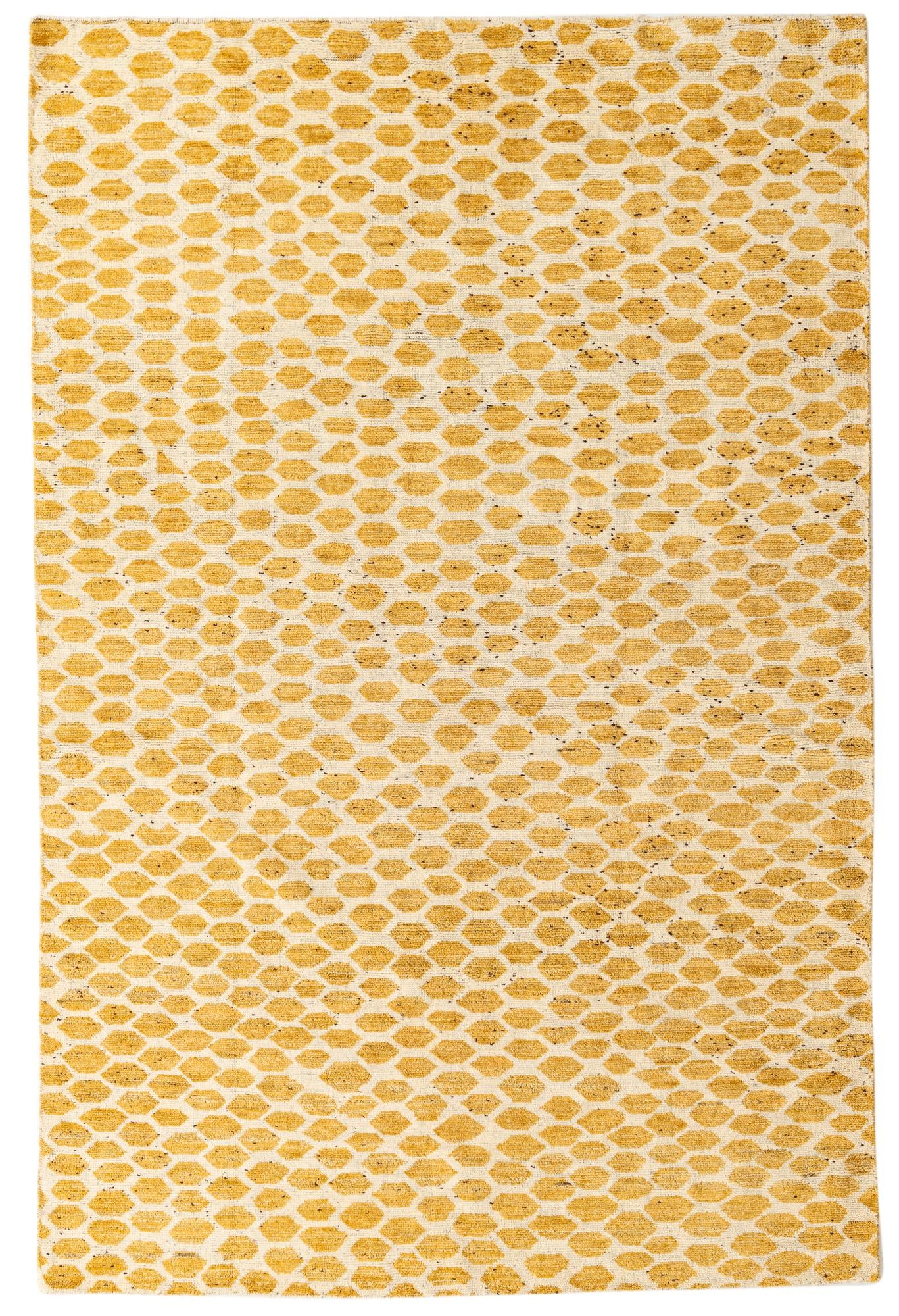6' x 9' 2 Hand Knotted Darya Wool Rug