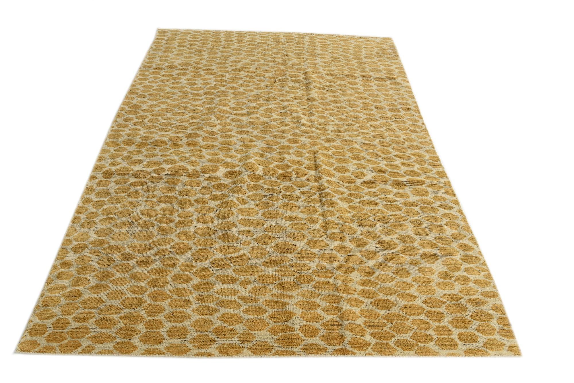 6' x 9' 1 Hand Knotted Darya Wool Rug