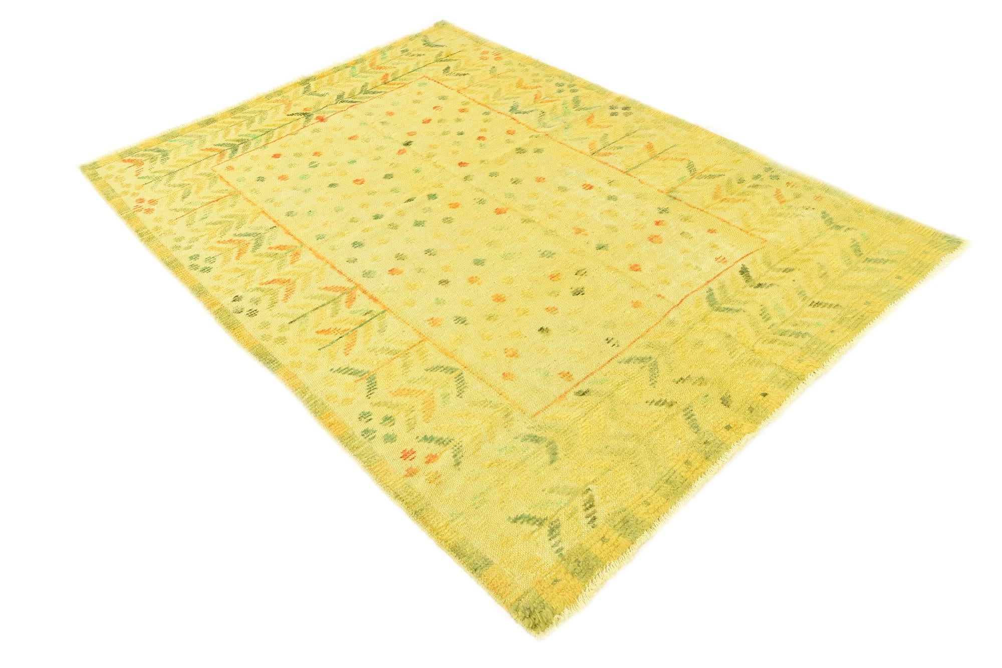 5' x 7' 3 Hand Knotted Darya Wool Rug