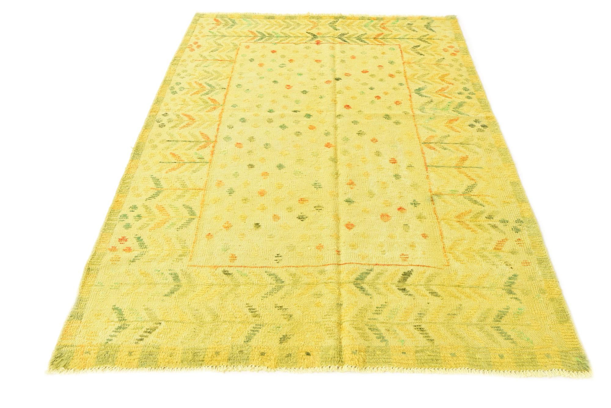 5' x 7' 3 Hand Knotted Darya Wool Rug