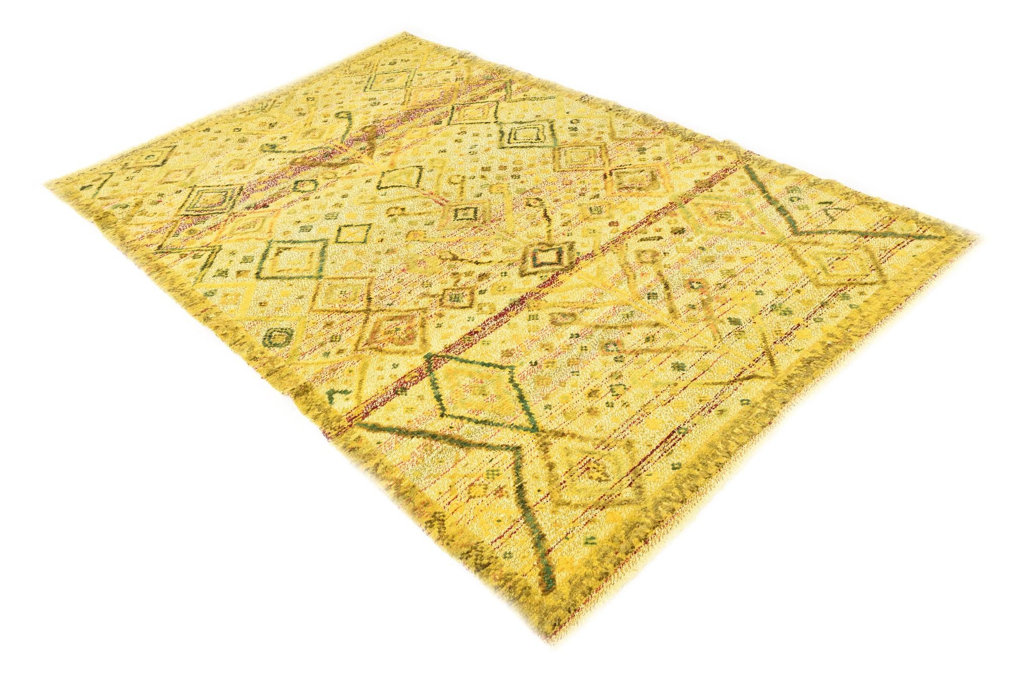 5' 4 x 8' 4 Hand Knotted Darya Wool Rug
