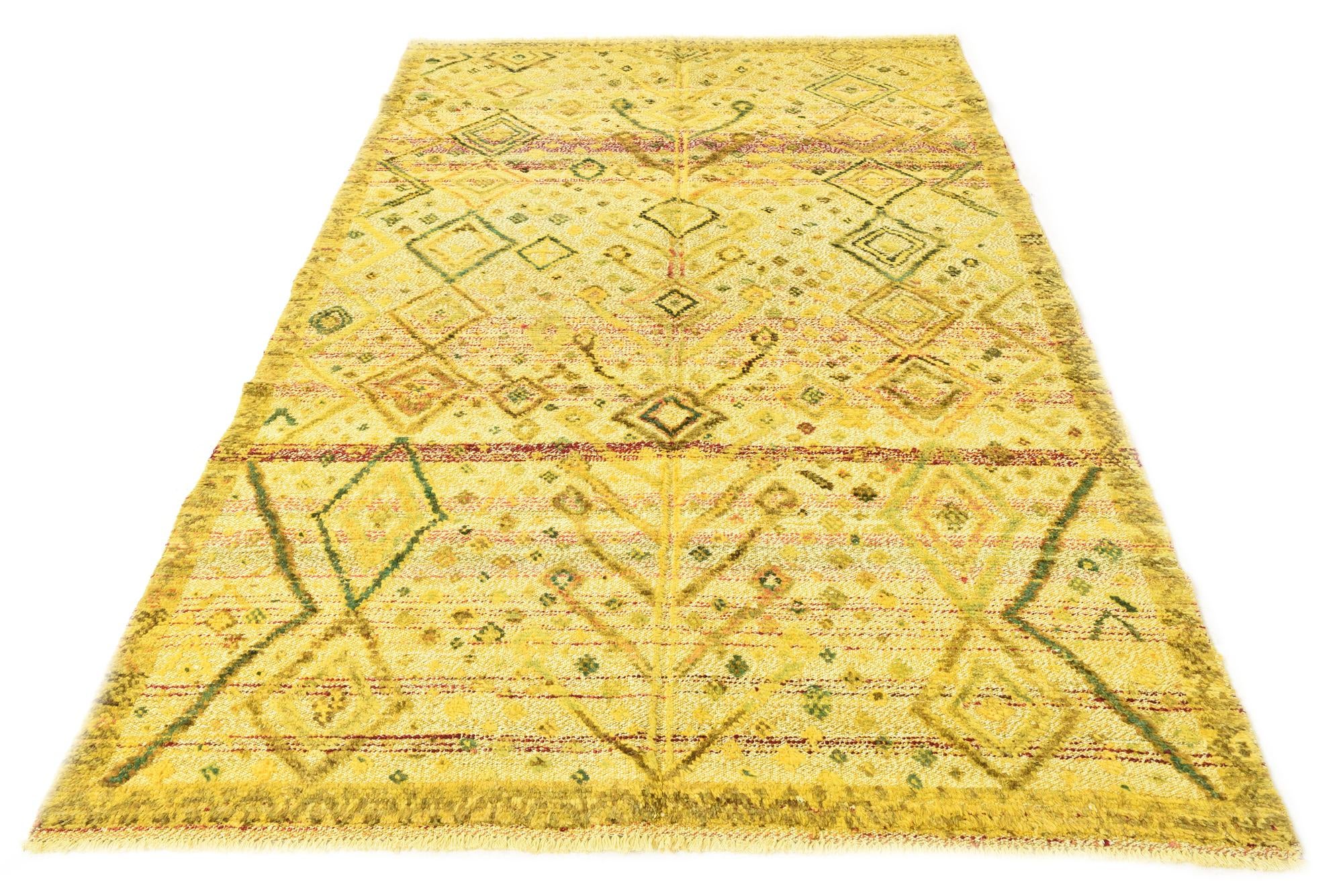 5' 4 x 8' 4 Hand Knotted Darya Wool Rug