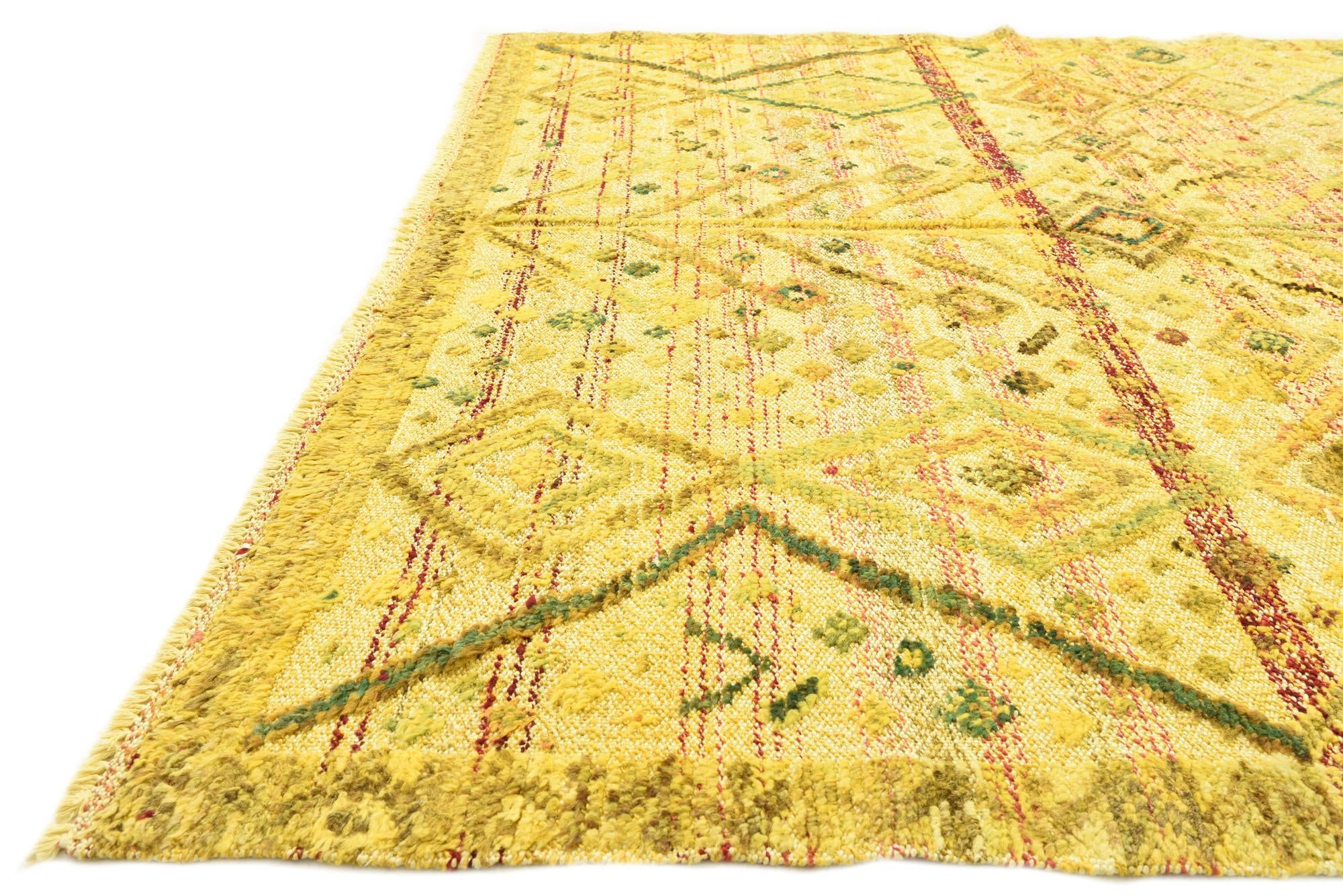 5' 4 x 8' 4 Hand Knotted Darya Wool Rug