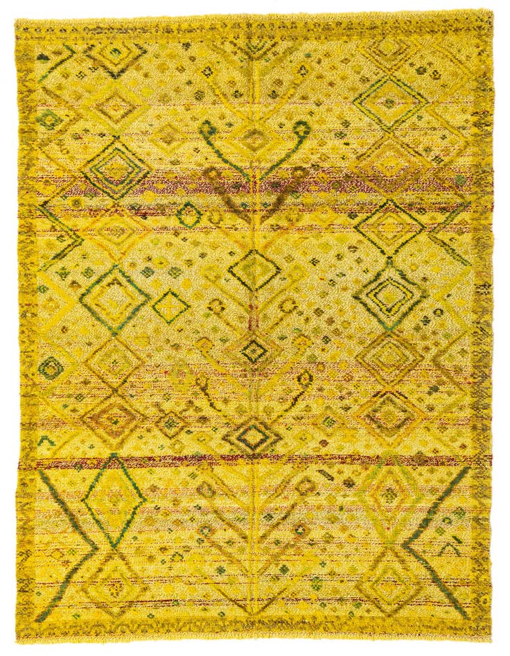 Detail image of 5' 4 x 8' 4 Hand Knotted Darya Wool Rug