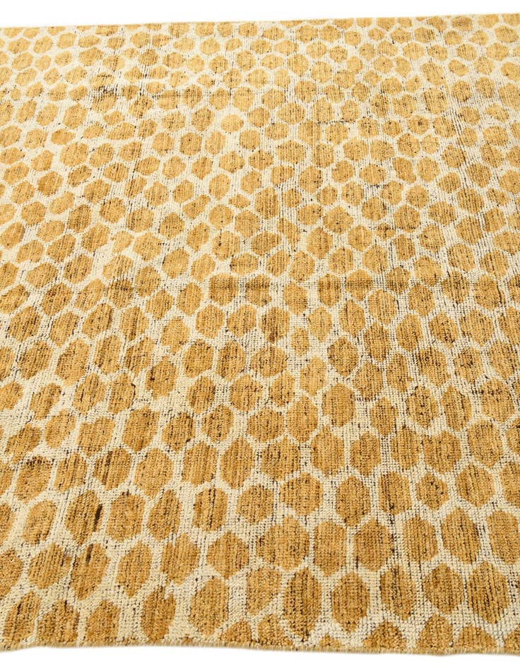 Detail image of 6' 1 x 9'  Hand Knotted Darya Wool Rug