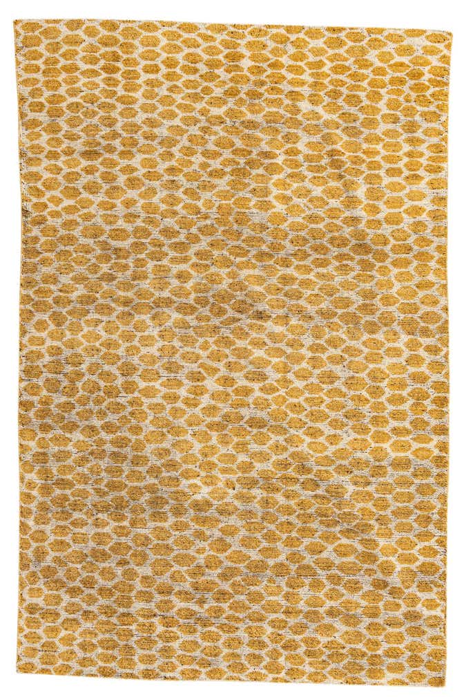 6' x 9' 2 Hand Knotted Darya Wool Rug