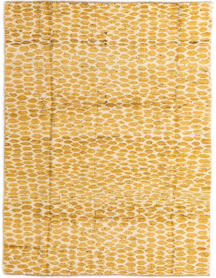 Detail image of 6' 2 x 9' 4 Hand Knotted Darya Wool Rug