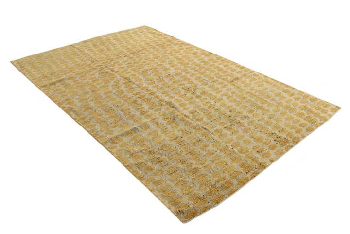 6' 1 x 9' 5 Hand Knotted Darya Wool Rug