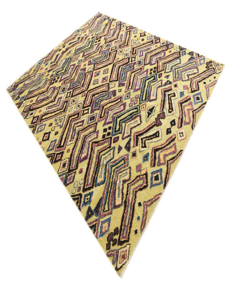 Detail image of 8' 1 x 10' 2  Hand Knotted Darya Wool Rug