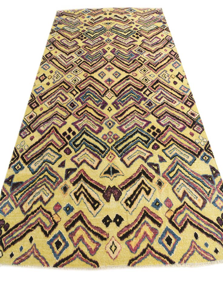 Detail image of 8' 1 x 10' 2  Hand Knotted Darya Wool Rug