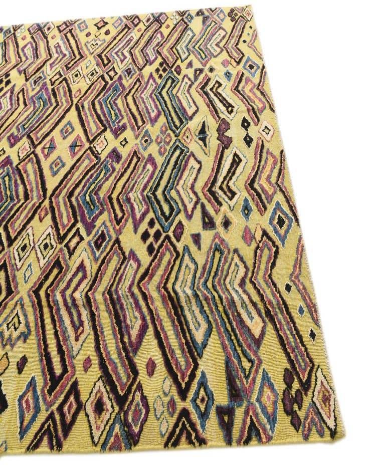 Detail image of 8' 1 x 10' 2  Hand Knotted Darya Wool Rug