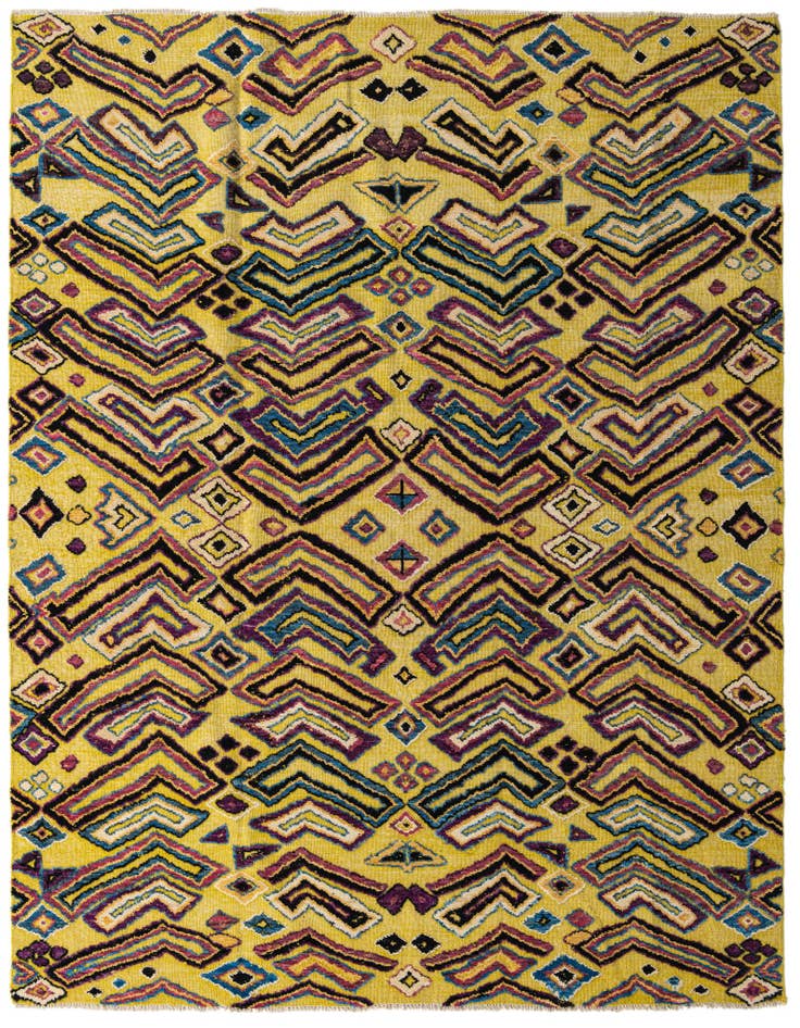 Detail image of 8' 1 x 10' 2 Hand Knotted Darya Wool Rug