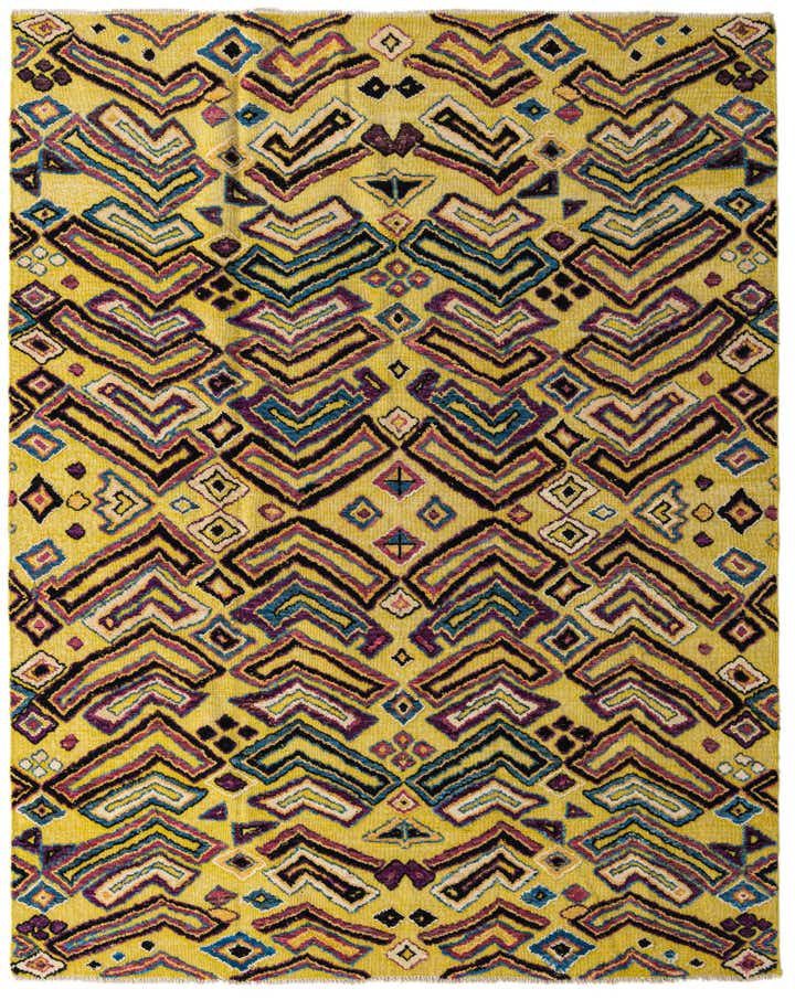 8' 1 x 10' 2 Hand Knotted Darya Wool Rug