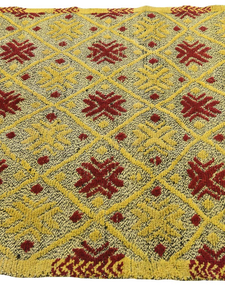 Detail image of 4' 10 x 7'  Hand Knotted Darya Wool Rug