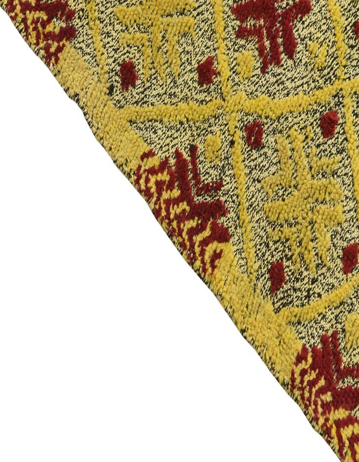 Detail image of 4' 10 x 7'  Hand Knotted Darya Wool Rug