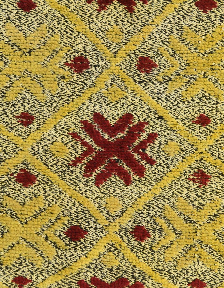 Detail image of 4' 10 x 7'  Hand Knotted Darya Wool Rug